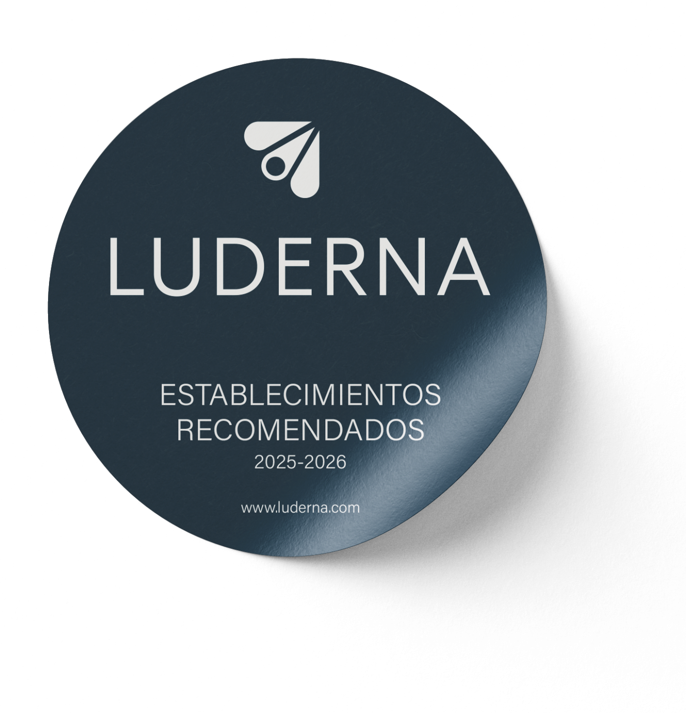 pegatina colaborador LUDERNA
