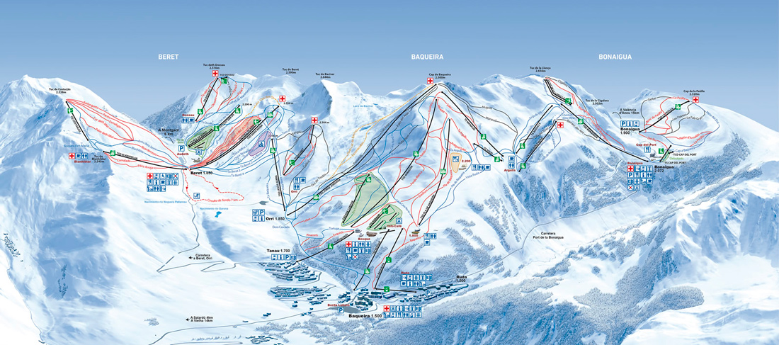 Mapa de pistas
